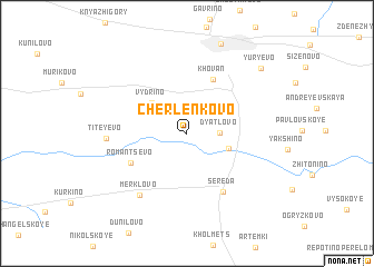 map of Cherlenkovo