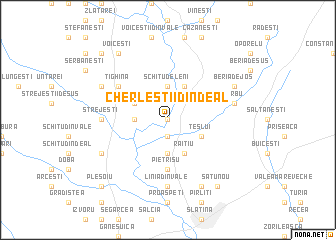 map of Cherleştii din Deal