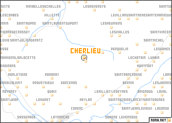 map of Cherlieu