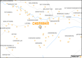 map of Cher Mahīn