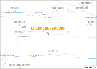 map of Chermeneyev Dvor