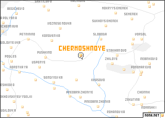 map of Chermoshnoye