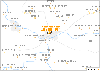 map of Chernava