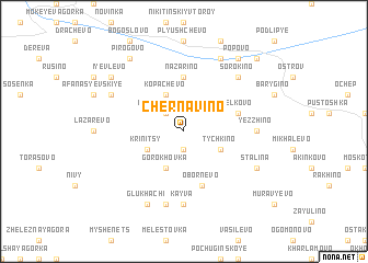 map of Chernavino