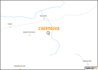 map of Chernavka