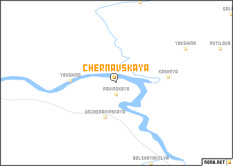 map of Chernavskaya