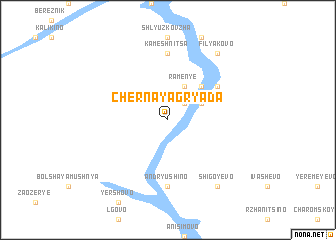 map of Chërnaya Gryada