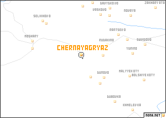 map of Chërnaya Gryaz\