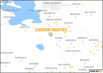 map of Chërnaya Gryaz\