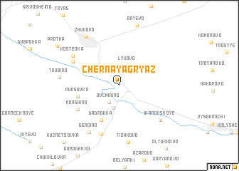 map of Chërnaya Gryaz\