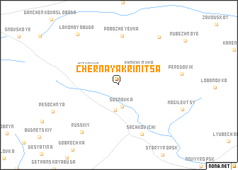 map of Chërnaya Krinitsa