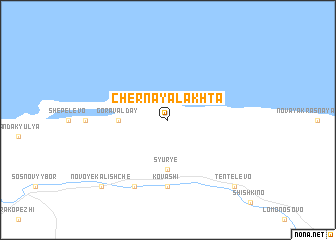map of Chërnaya Lakhta