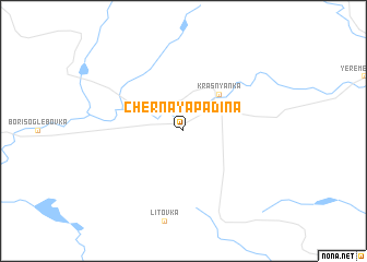 map of Chërnaya Padina