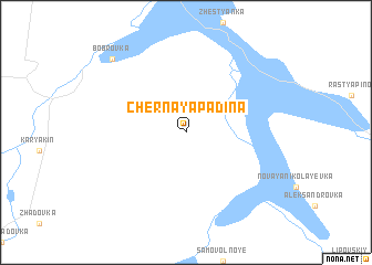 map of Chërnaya Padina