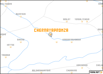 map of Chërnaya Promza