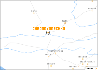 map of Chërnaya Rechka