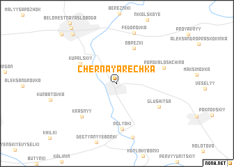 map of Chernaya Rechka