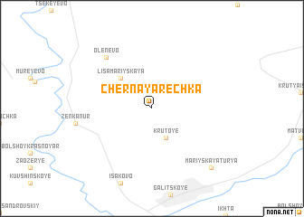 map of Chernaya Rechka