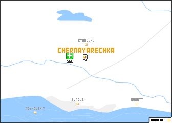 map of Chërnaya Rechka