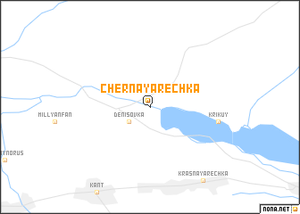 map of Chernaya Rechka