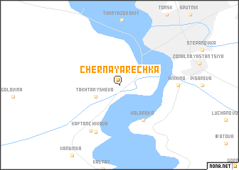 map of Chërnaya Rechka