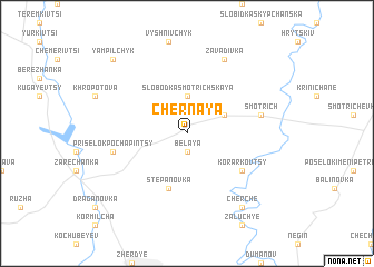 map of Chërnaya