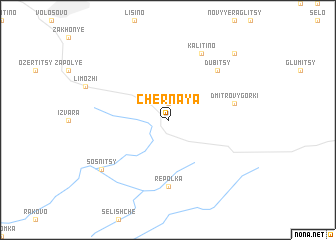 map of Chërnaya