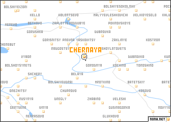 map of Chërnaya