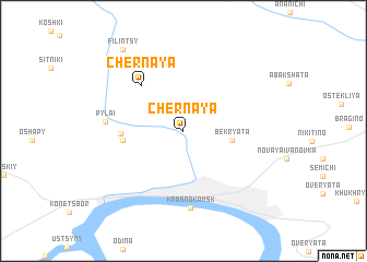 map of Chërnaya
