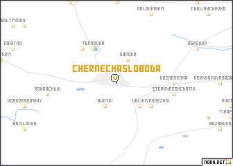 map of Chernecha-Sloboda