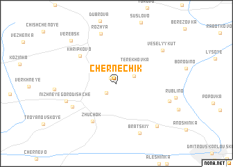 map of Chernechik