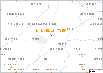 map of Chernechiy Yar