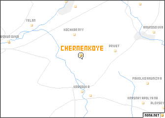 map of Chërnen\