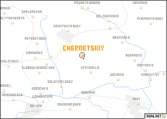 map of Chernetskiy