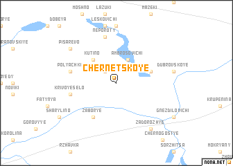 map of Chernetskoye