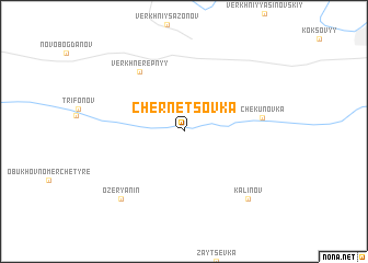 map of Chernetsovka