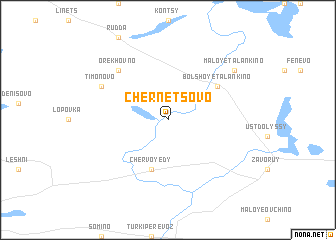 map of Chernetsovo