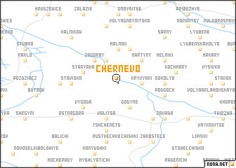 map of Chernëvo