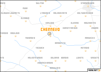 map of Chernevo