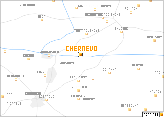 map of Chernëvo