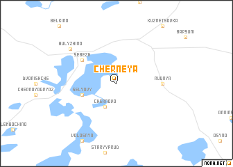 map of Cherneya