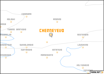 map of Cherneyevo