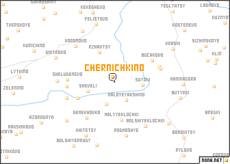 map of Chernichkino