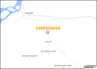 map of Chernigovka