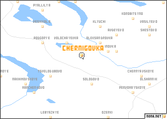 map of Chernigovka