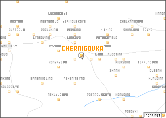 map of Chernigovka