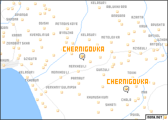 map of Chernigovka