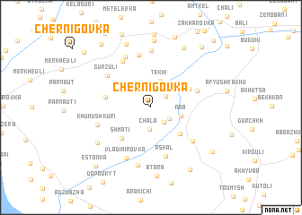 map of Chernigovka