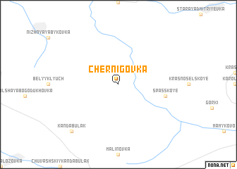 map of Chernigovka