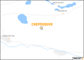 map of Chernigovka